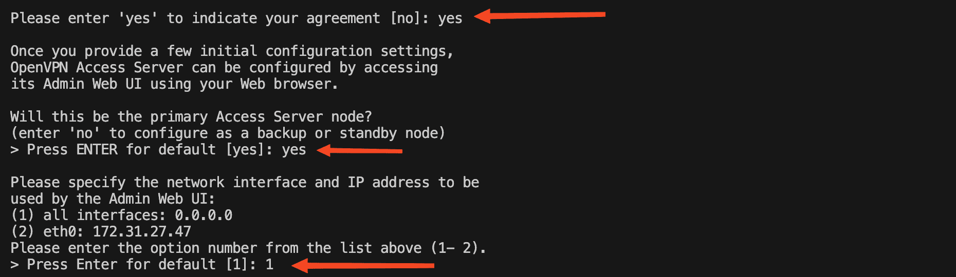 AWS üzerine OpenVpn Kurulumu 12