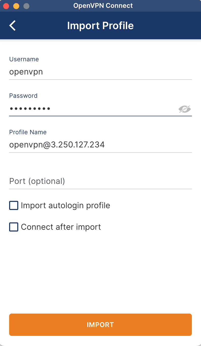 AWS üzerine OpenVpn Kurulumu 29